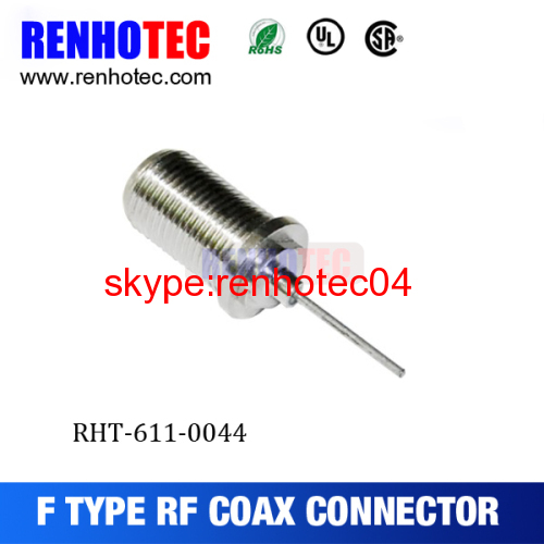 coaxial f wire connectors type