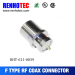 Straight f female connector