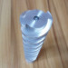 Mould baffle spiral core double threaded