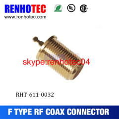 RF CRIMP TYPE F WIRE CONNECTOR