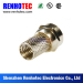 Gold plating F connector