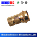 Gold plating F connector