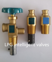 LPG cylinder intelligent angle valves