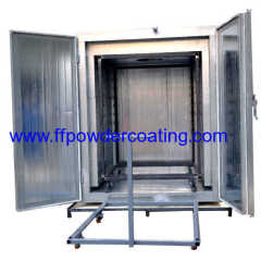 Manual powder coating booth