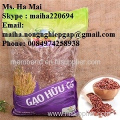 Red Brown Rice Vietnam Dragon Blood Rice Good For Health For Sale