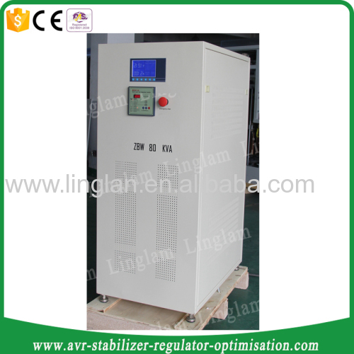 3 phase 80kva energy saving volt stabilizer