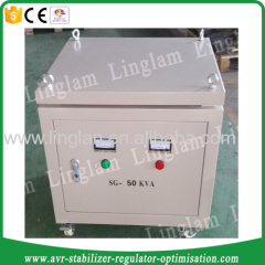 400v to 230v air cooling voltage transformers