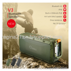 Outdoor waterproof IPX6 Bluetooth speaker wireless with high quality