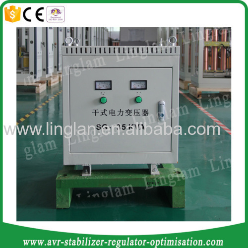 35kva three phase isolation transformer 200v to 220/240v