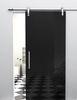 Black Tempered Glass Door High Light Transmission 20% Safety