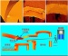 Ceramic welding for the flat arch of the crater