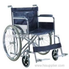 Topmedi Heavy Duty Wheelchair with Double Cross Bar