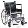 #JL609 - Economic Commode Wheelchair With Chromed Steel Frame