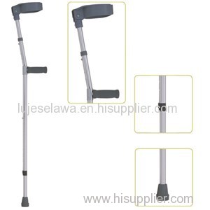 Aluminum Oxidized Surface Elbow Crutch for Old and Disabled for Sale