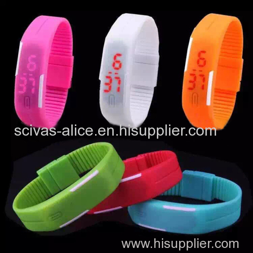 LED LED Silicone Watch:AT-004