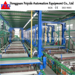 Feiyide Automatic ABS Chrome Barrel Electroplating / Plating Production Line