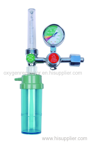 G 5/8 connector medical oxygen regulator with cylinder
