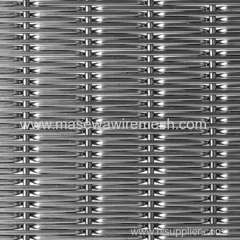 metal woven fabric mesh in elevator