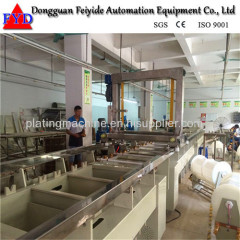 Feiyide Semi-automatic Zinc Barrel Plating Production Line for Fastener / Button