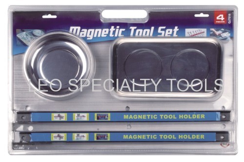 4pcs Magnetic Tool Holder & Tray Set