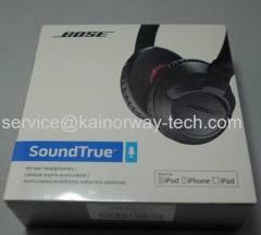 Bose SoundTrue Black Headset Headphones Around-Ear Style for iPhone iPod iPad