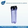 10&quot; clear 601D in-line filter housing