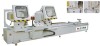 aluminum upvc window and door double head cutting saw machine