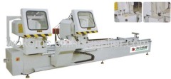 aluminum upvc window and door double head cutting saw machine