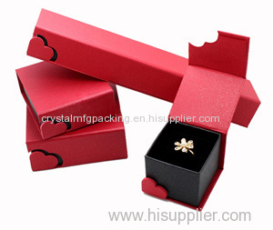 Custom Jewelry kraft paper box paper gift box cardboard box for earring necklace bracelet watch