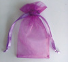 Eco-friendly organza drawstring bag organza pouch wholesale