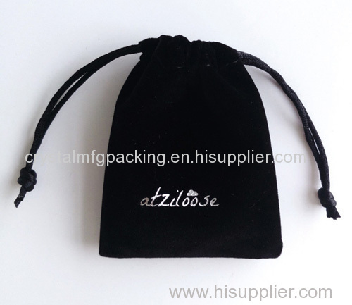 drawstring velvet pouches bag