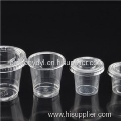 Pet Clear Disposable Plastic Cold Drink Cup with Dome Lid for Beverage Use