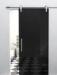 Black Tempered Glass Door High Light Transmission 20% Safety