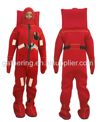 Thermal protective immersion suit