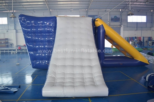 Aqua Floating Island Climbing Tower Slide