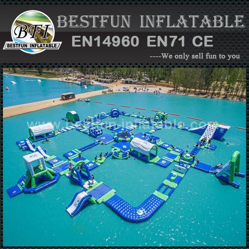 Big Inflatable Pool Lake Sea Floating Water Park Design Build