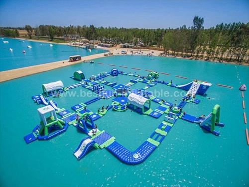 Big Inflatable Pool Lake Sea Floating Water Park Design Build