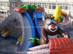 Giant Slide Largest Pool Inflatable Water Park