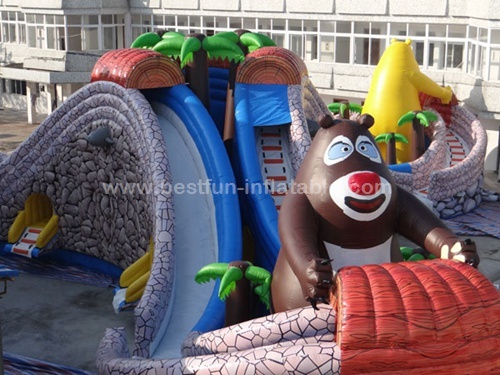 Giant Slide Largest Pool Inflatable Water Park