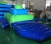 Inflatable floating deck water park