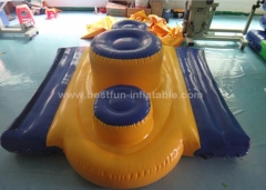 Inflatable award podium for water park