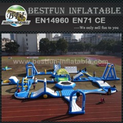 Inflatable Floating Obstacle Course For Children