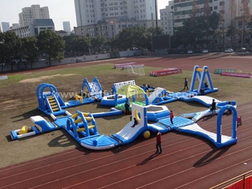 Inflatable Floating Obstacle Course For Children