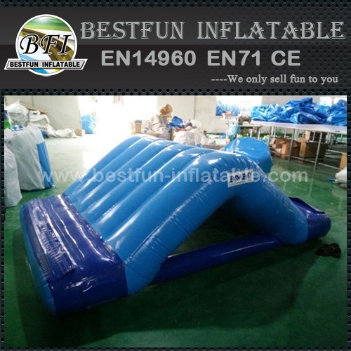 Inflatable floating water park slide