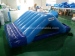 Inflatable floating water park slide