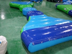 Inflatable pontoon used for inflatable floating bridge