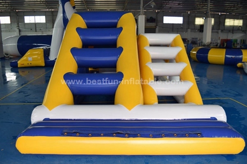 Inflatable water jungle slide game