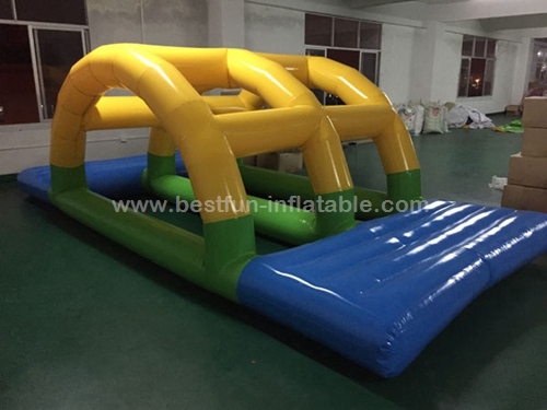 Kids inflatable water floating bridge