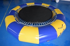 Round Inflatable Water Trampoline With Spring Structure