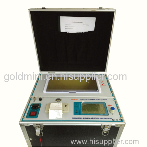 IEC Standard Insulating Oil Breakdown Voltage Tester (BDV Tester)